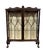 English Mahogany Display Cabinet, 1930s For Sale