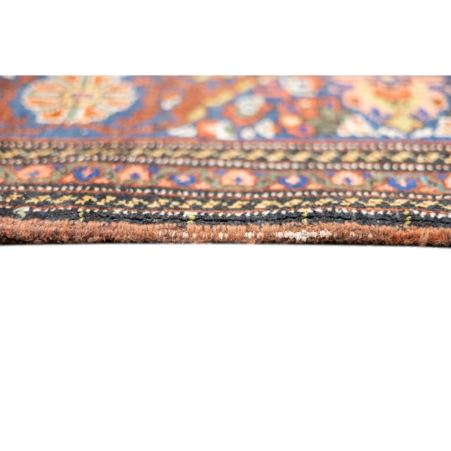 Late 18th Century Ivory Persian Qashqai Rug 6'11'' X 10'6'' For Sale - Image 9 of 11