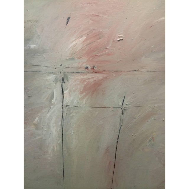 1980s Tom Lieber, Untitled Large Abstract Expressionist Color Oil Painting Tom Lieber For Sale - Image 5 of 9