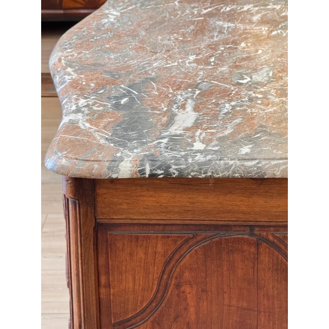 18th Century Continental Commode With a Marble Top For Sale - Image 11 of 13