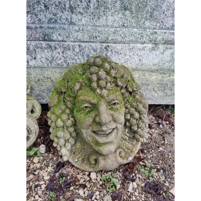 Unknown, Masks, Venice, 19th Century, Vicenza Stone, Set of 4 For Sale - Image 6 of 9
