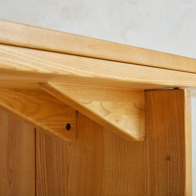 La Barca' Foldable Ash Wood Console + Dining Table by Piero De Martini for Cassina, 1975 For Sale - Image 11 of 12