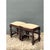Vintage Turned Wood Low Stools With Caning For Sale In West Palm - Image 6 of 12