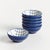 Kenneth Ludwig Chicago Stria Grid Dip Bowls, Set Of 6 For Sale - Image 4 of 8