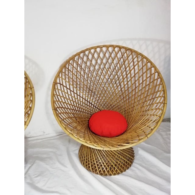 Italian Model Primavera Armchairs by Franco Albini & Franca Helg for BBB Bonacina, 1968, Set of 2 For Sale - Image 9 of 17