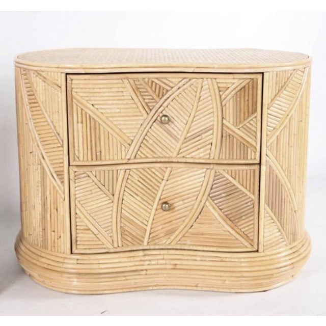 Rattan Bedside Tables, Set of 2 For Sale - Image 5 of 8