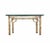 Vintage Mid Century Gilt Metal Faux Bamboo Thick Glass Top Square Coffee Table For Sale - Image 4 of 7