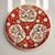 This very large antique Japanese Imari porcelain charger plate dates to the early 20th century and is hand-painted in the...