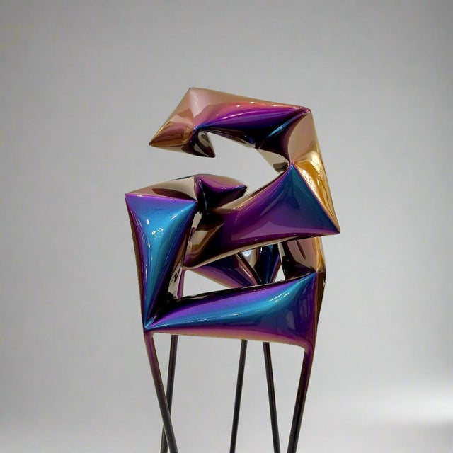 Early 21st Century Floor Sculpture by Artist Willi Siber For Sale - Image 5 of 18