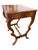 Carlo X Italian Walnut Side Table, 1820s For Sale - Image 6 of 16