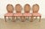 French Drexel French Regency Louis XVI Carved Walnut Cane Back Dining Chairs | Set of Four For Sale - Image 3 of 14
