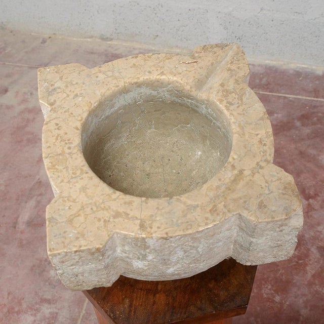 Stone Mortar, Italy, Early 19th Century For Sale - Image 11 of 13