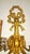 Vintage Brass and Lead Crystal Wall Lamp from Palwa, 1950s For Sale - Image 6 of 10
