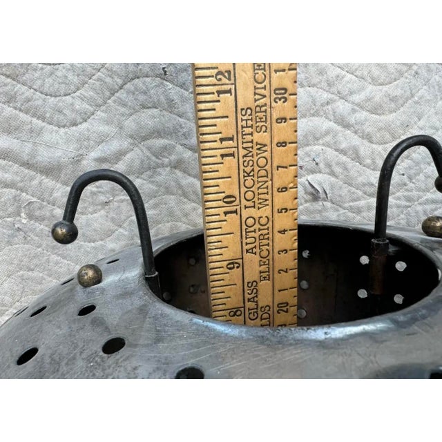 Vintage Industrial Candle Holders and Stands - a Pair For Sale - Image 10 of 11