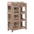 Vintage Anglo-Indian Painted Teakwood Small Bookcase For Sale