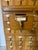 Billy Gaylord Gaylord Bros., Inc. Vintage Oak Library Card Catalog Cabinet With Pull-Out Writing Shelf, 40 Drawers For Sale - Image 4 of 10