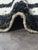 Black and Ivory Moroccan Rug - 9.3 X 7.2 Ft For Sale In Cleveland - Image 6 of 9