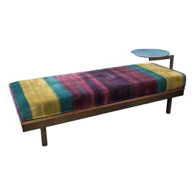 Drake Bench With Swivel Table For Sale