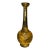 Global Views Asian Modern Long Neck Gold Finished Vase For Sale