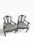 William Switzer 1990s William Switzer Sculptural Loop Back Accent Armchairs — A Pair For Sale - Image 4 of 11