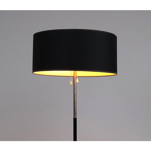 Mid-Century Modern Vintage Metal Floor Lamp with Star Base, 1960s For Sale - Image 3 of 9