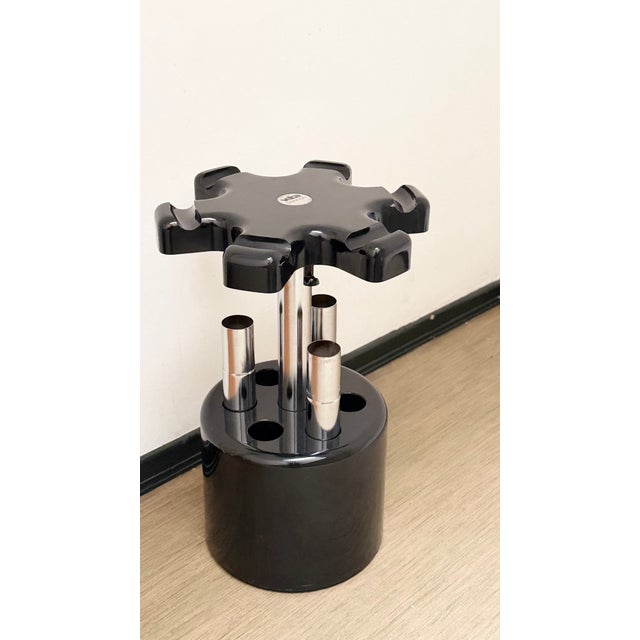 Vintage Italian Space Age Coat Rack with Umbrella Holder by Paolo Orlandini and Roberto Lucchi for Velca, 1970s For Sale - Image 4 of 18