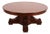 R. J. Horner Style Antique Victorian Carved Mahogany Pedestal Dining Table, Newly Refinished For Sale
