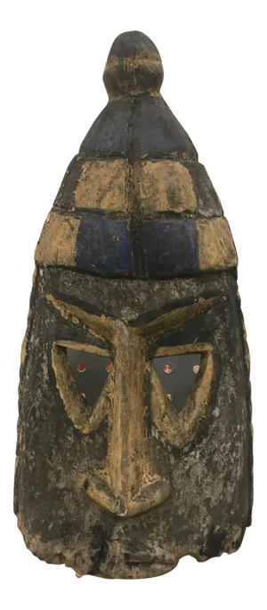 Antique Painted African Mask