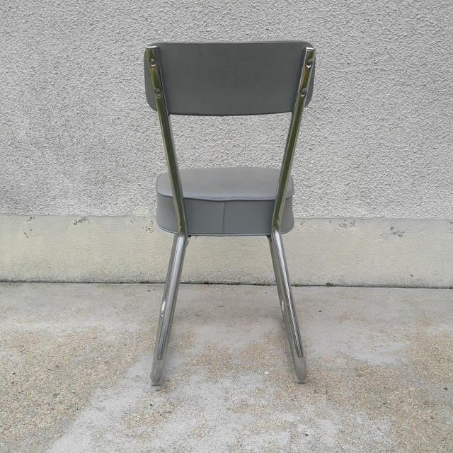 Industrial Grey Office Chair For Sale - Image 4 of 8