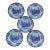 Vintage MCM Johnson Bros Blue Ironstone Coaching Scenes England Dinner Plates -Set 4 For Sale
