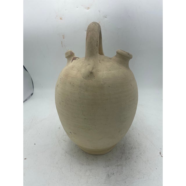 Sculpture Materials Clay Vessel With Handle and Spout For Sale - Image 7 of 7