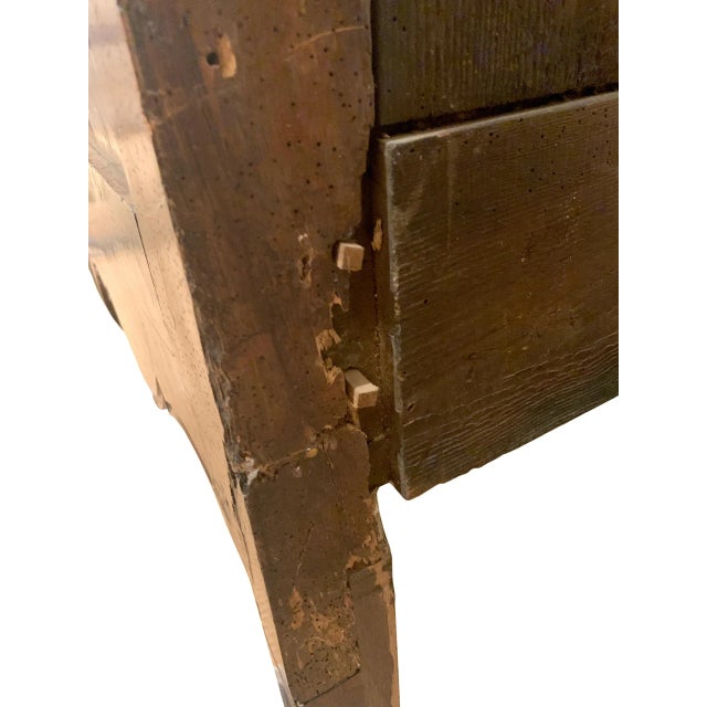 Brown Antique 18th Century Burled Walnut Armoire For Sale - Image 8 of 9