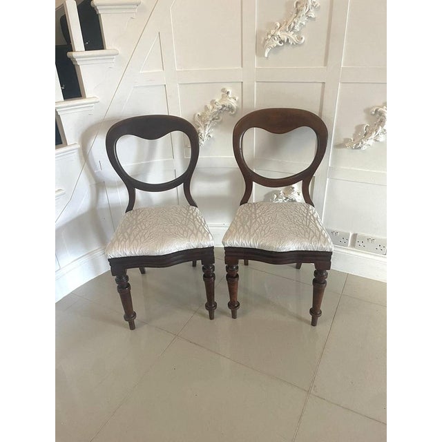 Set of Victorian Mahogany Side Chairs, 1860s For Sale - Image 16 of 16