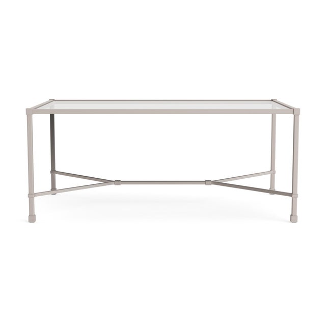 Brown Jordan Brown Jordan Venetian 26" x 43" Coffee Table, Dove frame For Sale - Image 4 of 11