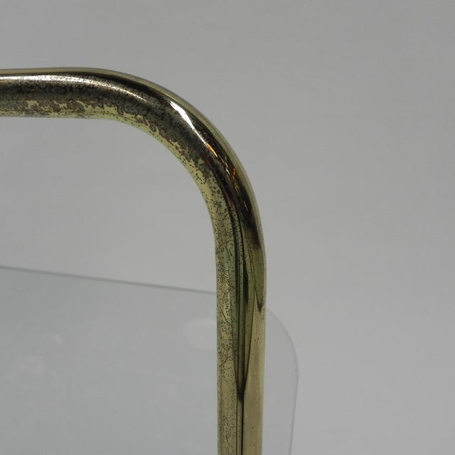 Vintage Hollywood Regency Magazine Rack, 1970s For Sale - Image 3 of 17