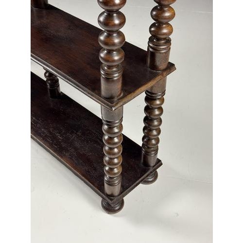 Wood French Bobbin Bookcase, 1900s For Sale - Image 7 of 16