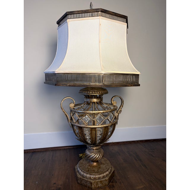 Spectacular Fine Art Lamps table lamp from the celebrated “A Midsummer Night’s Dream” collection, model 172510ST,...