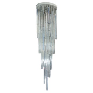 Italian Trilobo Chandelier from Venini, 1970s For Sale