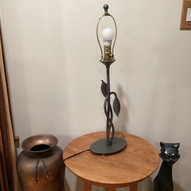 Late 20th Century Hubbardton Forged Leaves Table Lamp For Sale - Image 11 of 12