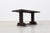 Dark Oak Coffee Table with Spiral‑Turned Trestle Legs, France, 1915 For Sale - Image 6 of 13