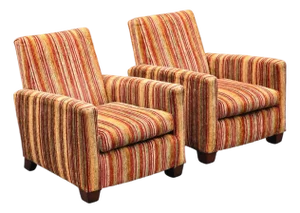 Pair of Nancy Corzine Lounge Chairs
