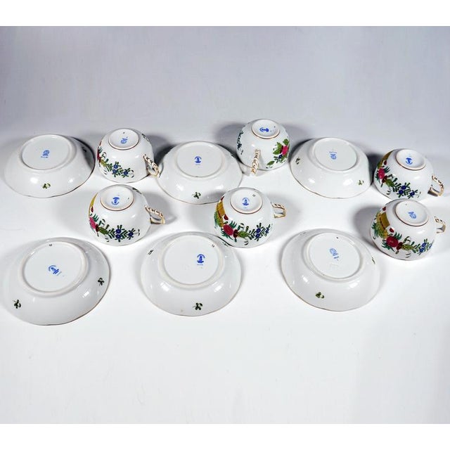 Ceramic Fleurs Des Indes Coffee and Dessert Set for Six People from Herend, Set of 21 For Sale - Image 7 of 10