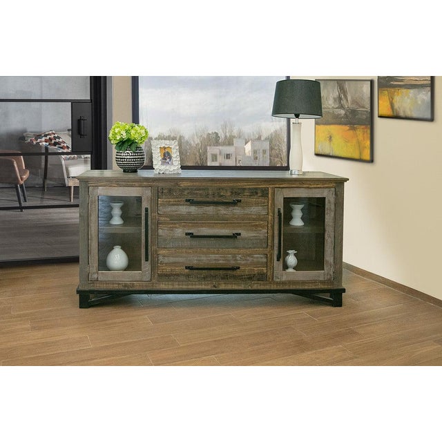 Greenview Loft Collection: Solid wood furniture with rustic and refined industrial details and finishes. Loft features a...