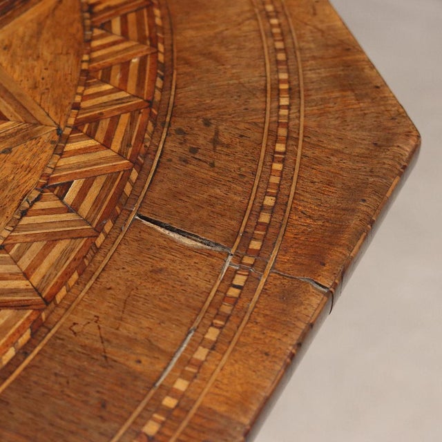 Rolo Coffee Table in Inlaid Walnut For Sale - Image 5 of 10