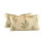 Textile Maxwell P Kaufmann Green & Pale Yellow Botanical Fern Frond Leaf Embroidered Woven Pillow Covers- Pair For Sale - Image 7 of 7