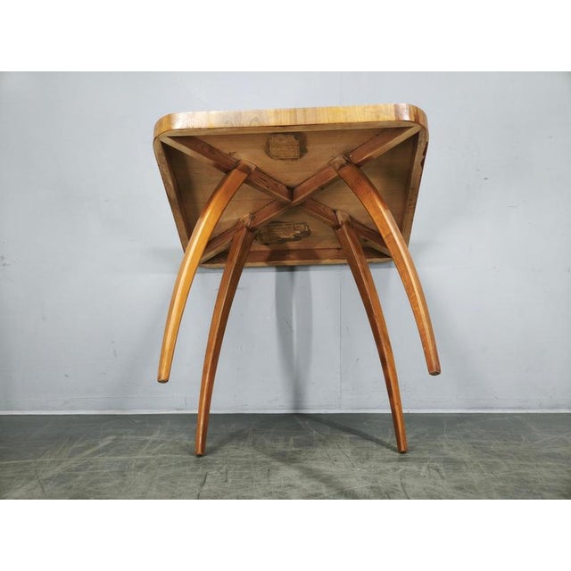 Spider Side Table by Jindřich Halabala, Former Czechoslovakia, 1960s For Sale - Image 9 of 12