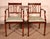 Superb pair of Hepplewhite Revival armchairs in English mahogany. A very beautiful pair of solid mahogany armchairs from...