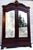 Wood French Palace Wardrobe in Mahogany, 1860 For Sale - Image 7 of 18