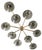 Italian 21st Century Dieci Polished Brass Smoky Bubbles Murano Flush Mount by Fabio LTD For Sale - Image 3 of 6