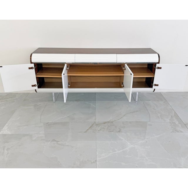 Wood Rare Vladimir Kagan Credenza, Rosewood, Vladimir Kagan Designs, 1970s For Sale - Image 7 of 11